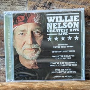 3/$10 2016 New Sealed Willie Nelson Greatest Hits Live CD
